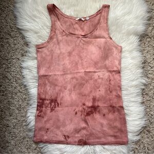 Uniqlo Pink Tie-Dye Tank Top